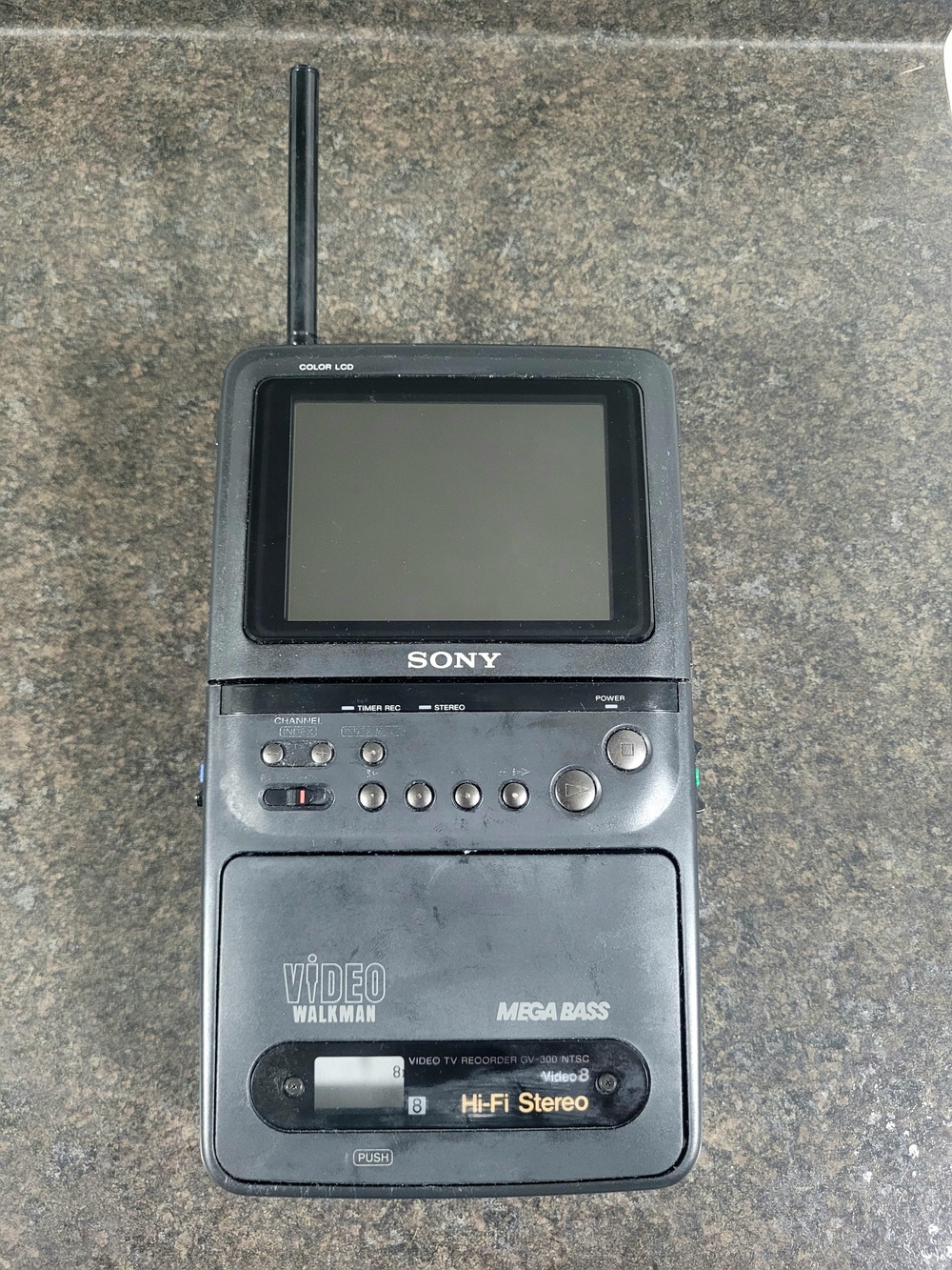 Sony Video Walkman with Color LCD Model GV-300NTSC Untested
